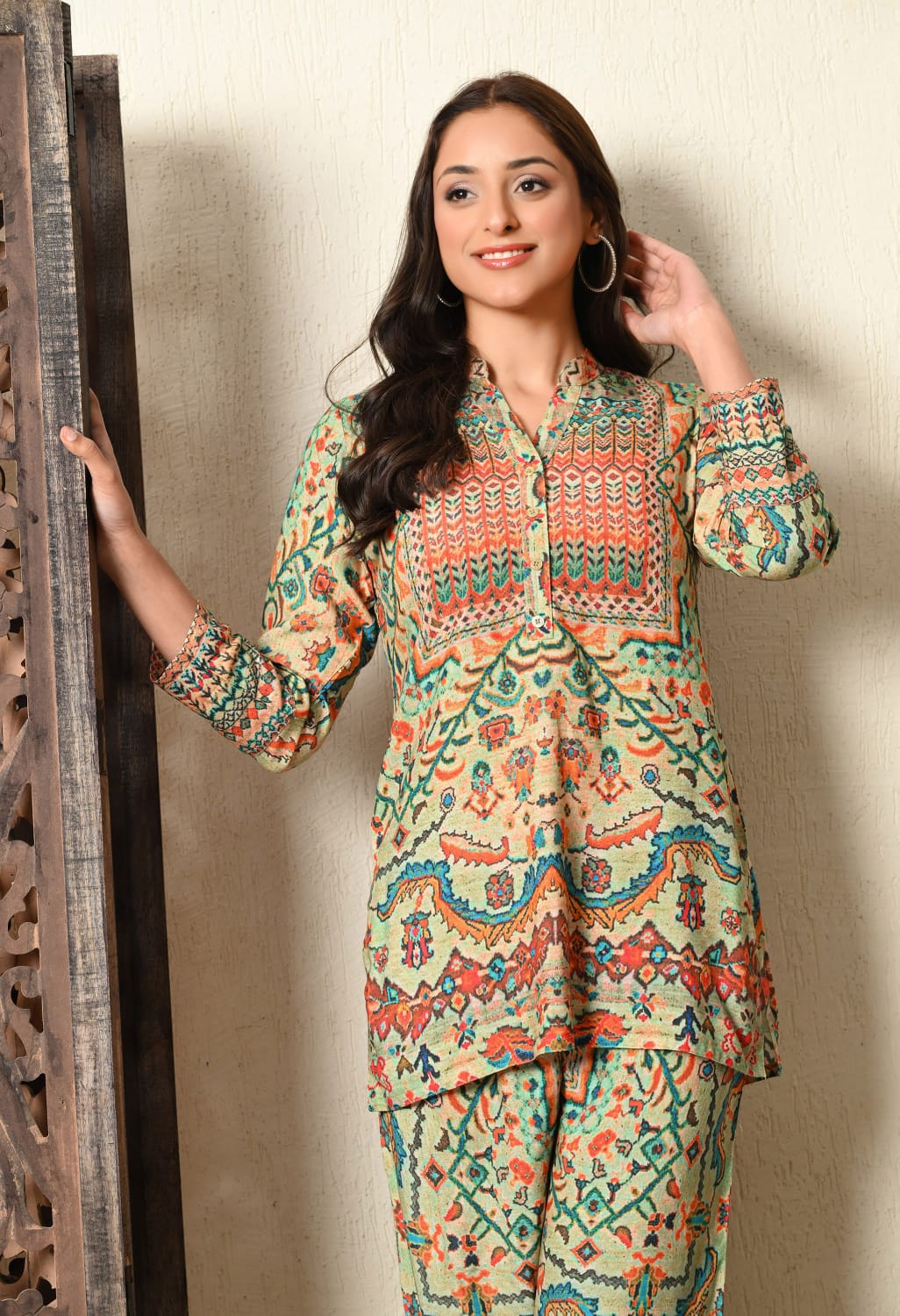 Designer Cotton Co-ord Set