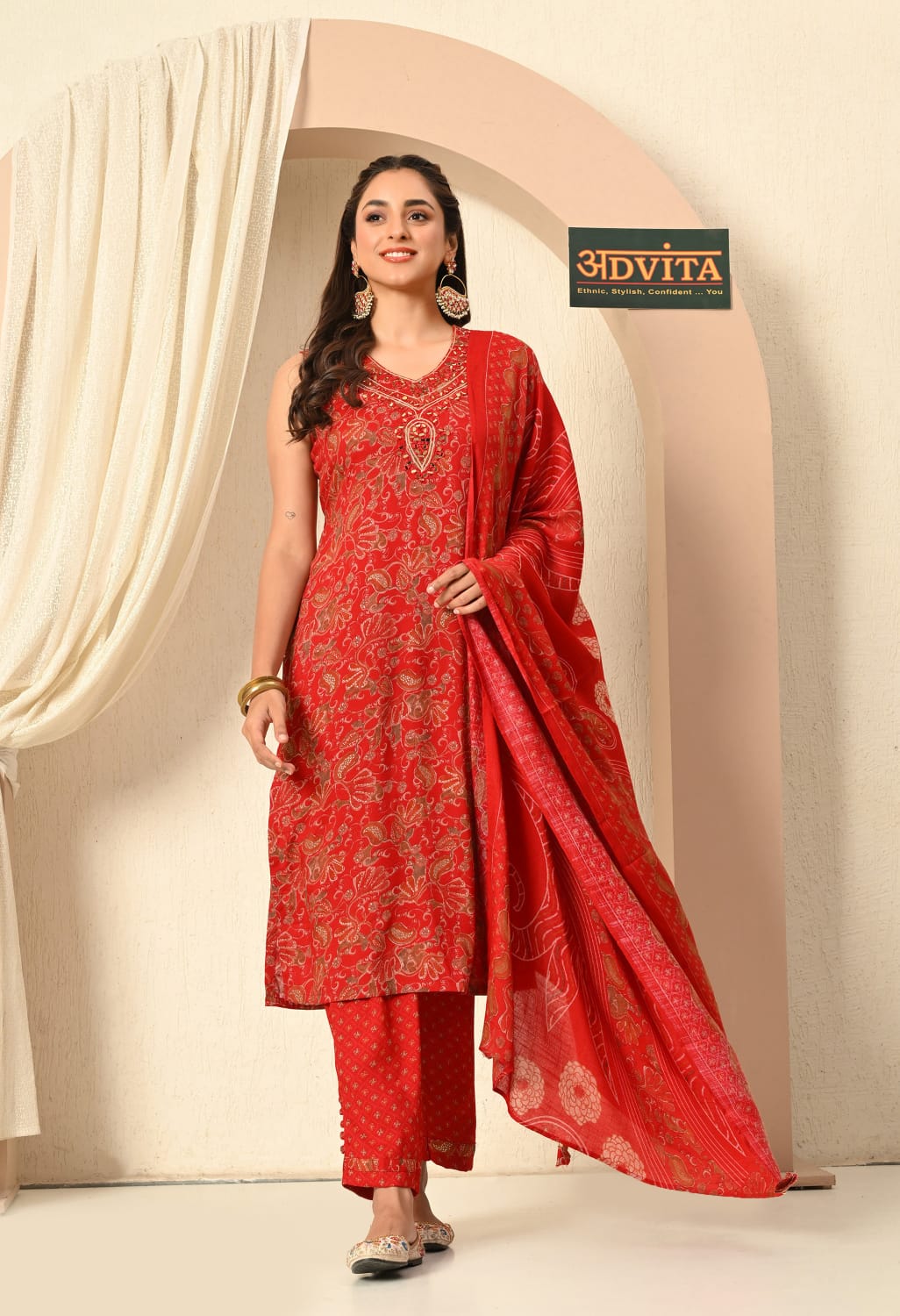 Cotton 3-Piece Suit Set