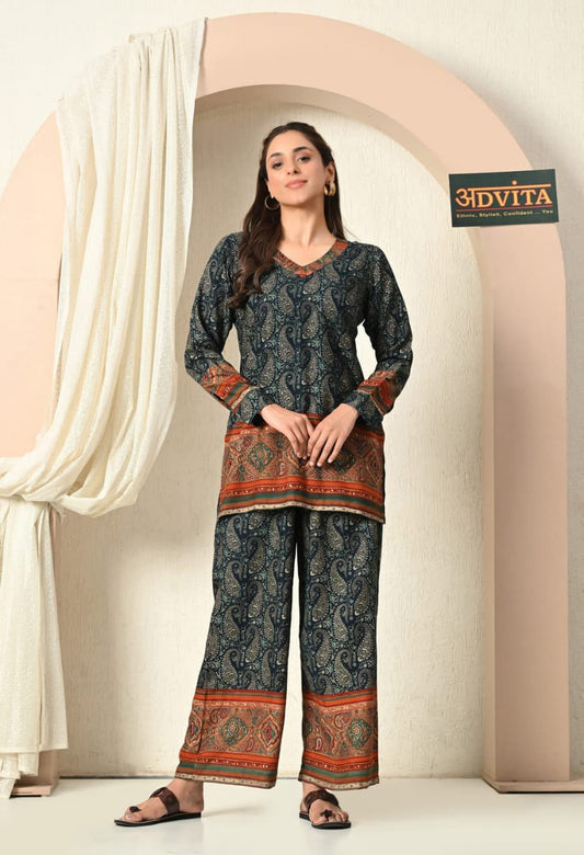 Cotton Cord Set for Women – Comfortable Daily Wear Co-ord Set